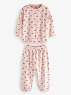 Nachtkleding En Pyjama's|Pyjama's|Next - Cath Kidston Cosy Fleece Pyjama's Roze