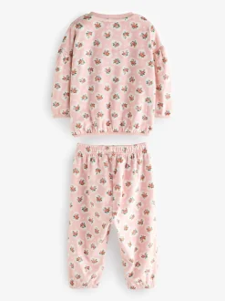 Nachtkleding En Pyjama's|Pyjama's|Next - Cath Kidston Cosy Fleece Pyjama's Roze