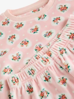 Nachtkleding En Pyjama's|Pyjama's|Next - Cath Kidston Cosy Fleece Pyjama's Roze