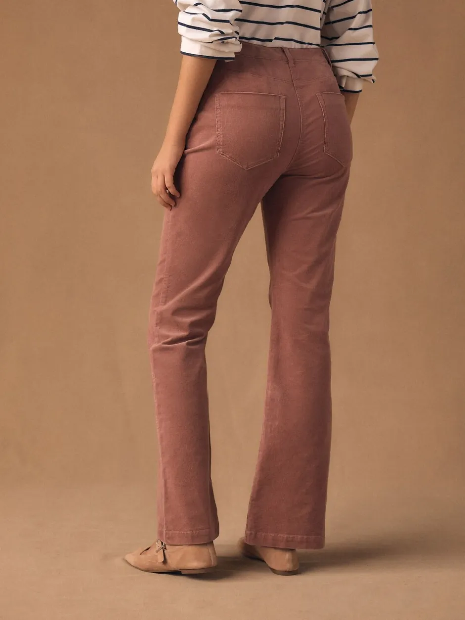Broeken|Next - Corduroy boot cut broek Roze