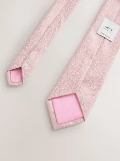 Stropdassen En Pochets|Next - Das met patroon Roze