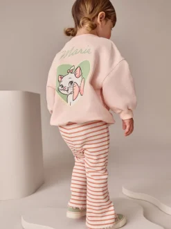 Tops|Sets En Combisets|Next Roze - Disney Aristocats Marie top met lange mouwen en legging set (3mnd -7jr)