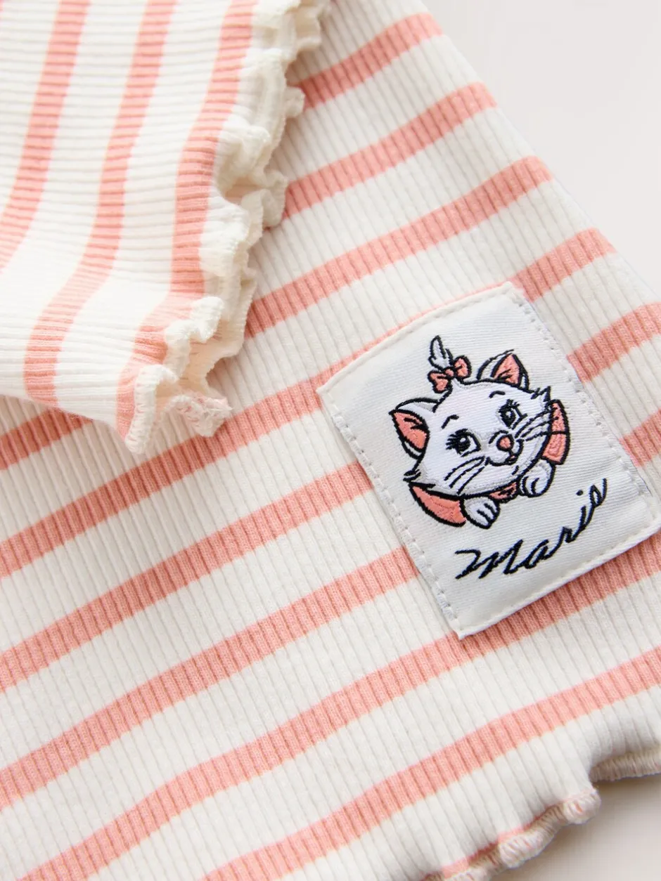 Tops|Sets En Combisets|Next Roze - Disney Aristocats Marie top met lange mouwen en legging set (3mnd -7jr)