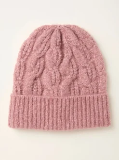 Mutsen, Handschoenen En Sjaals*Fat Face - FatFace Cable Beanie Roze