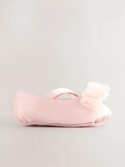 Gelegenheidskleding*Next - Feestelijke babyschoenen met strik (0-18mnd) Roze