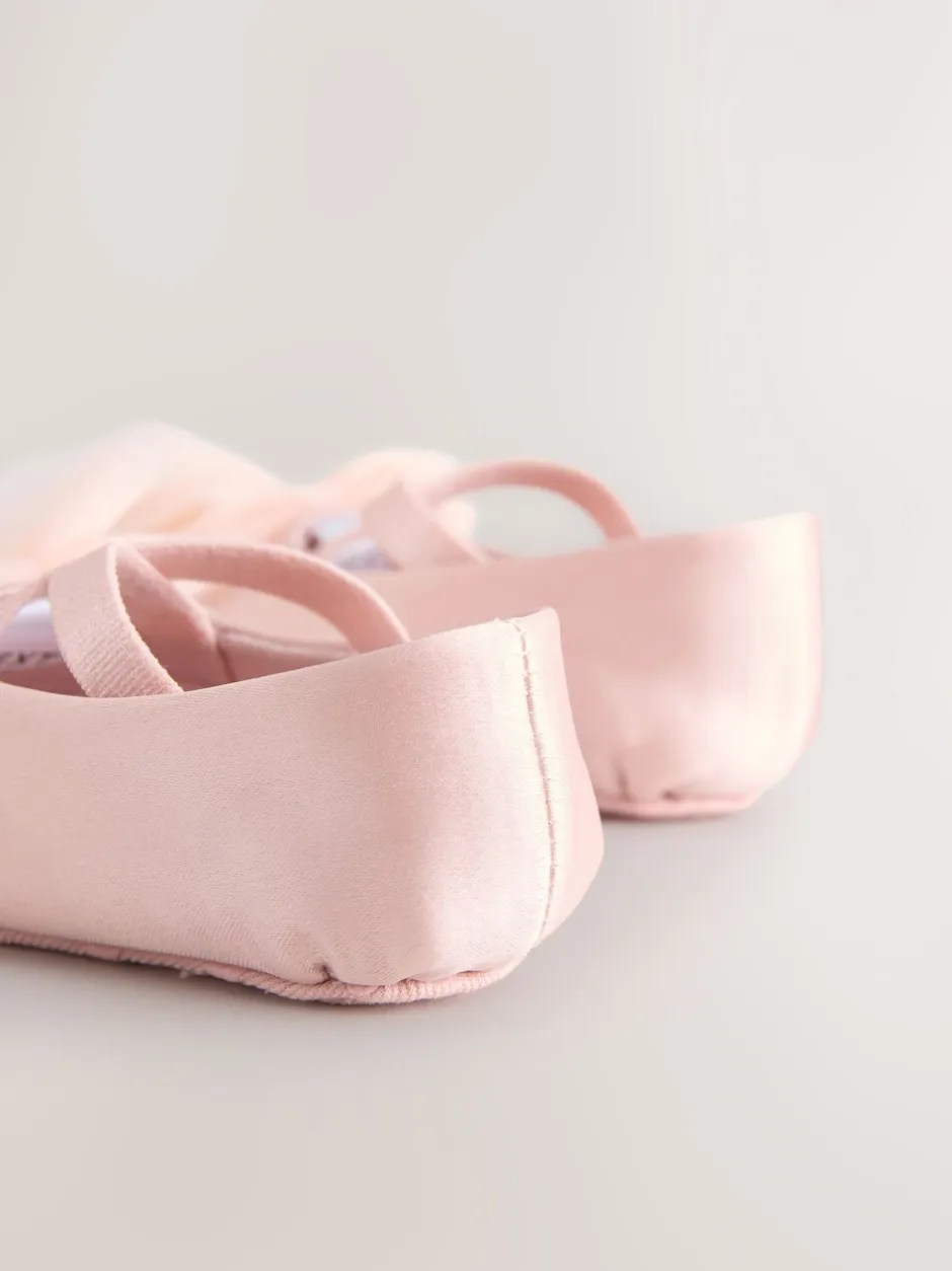 Gelegenheidskleding*Next - Feestelijke babyschoenen met strik (0-18mnd) Roze