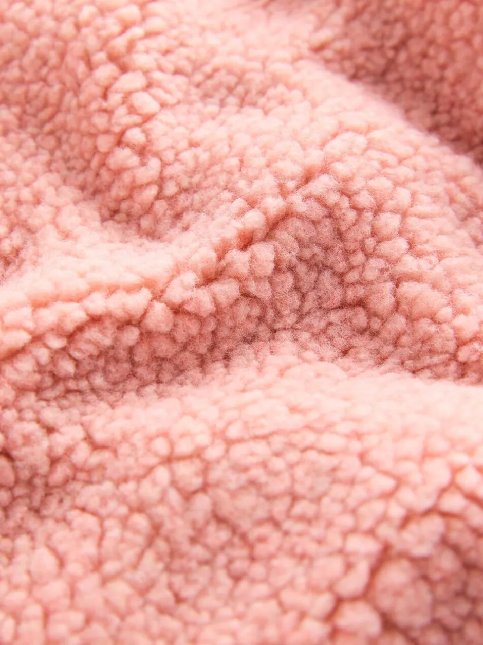 Jassen En Jacks|Next - Fleece met drukknoopsluiting (3mnd-7jr) Roze