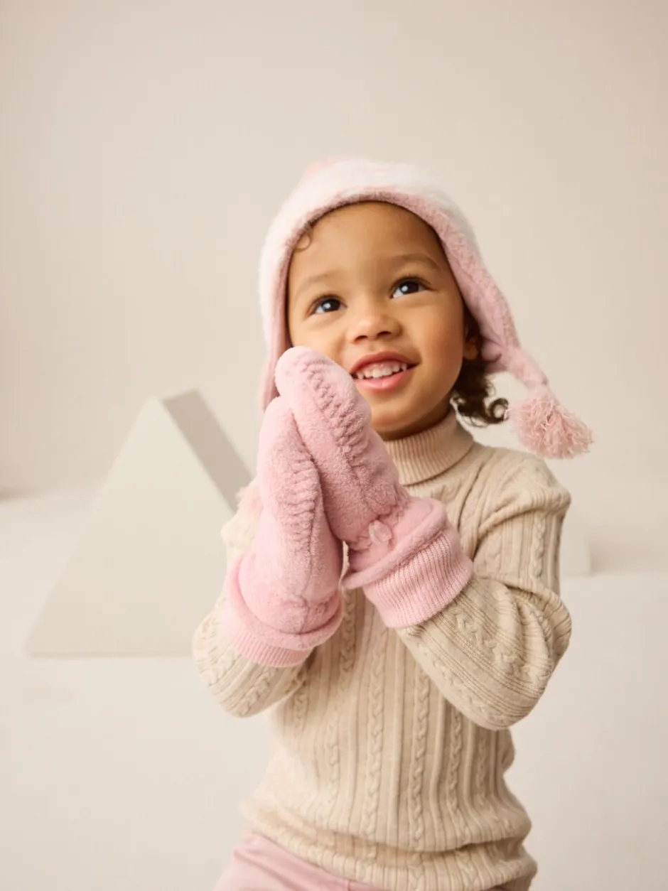 Mutsen, Handschoenen En Sjaals*Next - Fleece wanten (3mnd -6jr) Roze