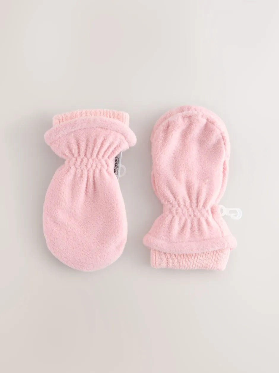 Mutsen, Handschoenen En Sjaals*Next - Fleece wanten (3mnd -6jr) Roze