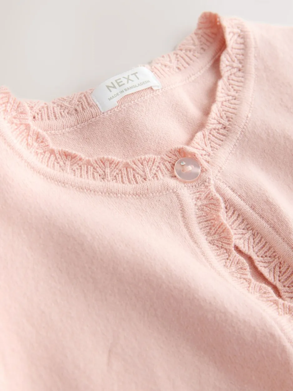 Gebreide Kleding*Next - Gelegenheids bolero (3 mnd- 16 jr) Roze