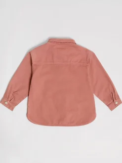 Overhemden En Blouses|GEN - Woven Popover Shirt Roze