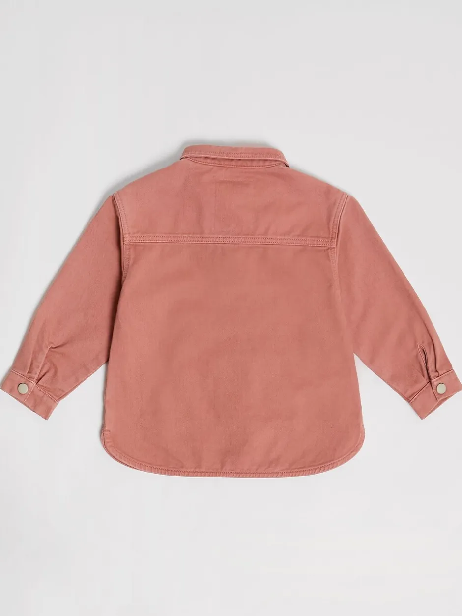 Overhemden En Blouses|GEN - Woven Popover Shirt Roze