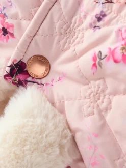 Jassen, Jacks En Kinderwagenpakjes|Jassen En Jacks*Next Roze - Gewatteerde babyjas met bloemen (0mnd-2jr)