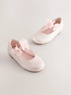 Gelegenheidskleding*Next - Glitter vlinderbandjes gelegenheidsschoenen Roze