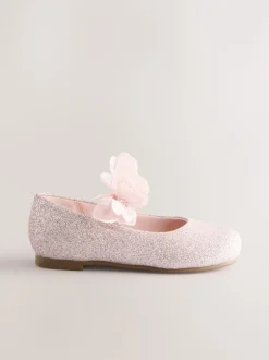 Gelegenheidskleding*Next - Glitter vlinderbandjes gelegenheidsschoenen Roze