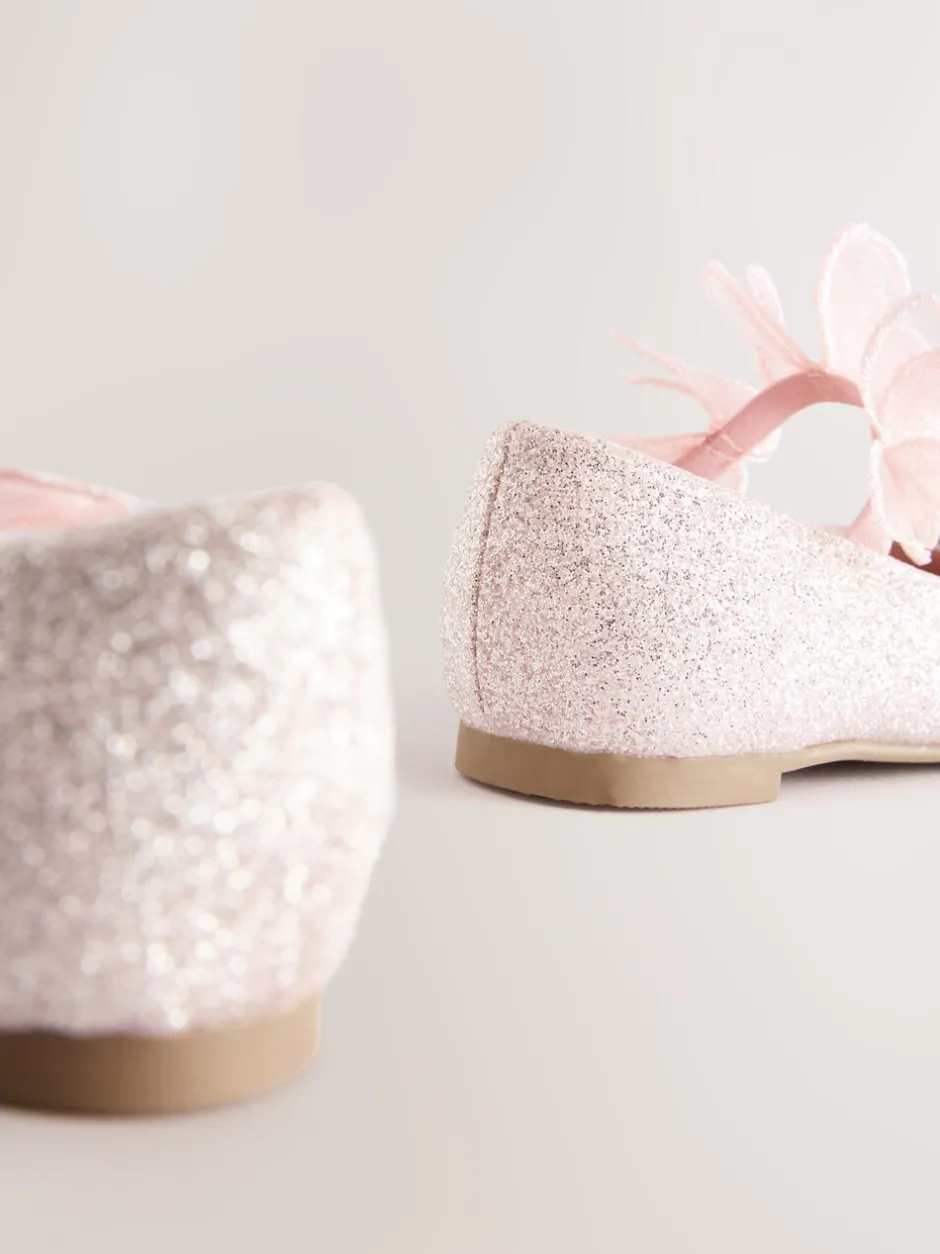 Gelegenheidskleding*Next - Glitter vlinderbandjes gelegenheidsschoenen Roze