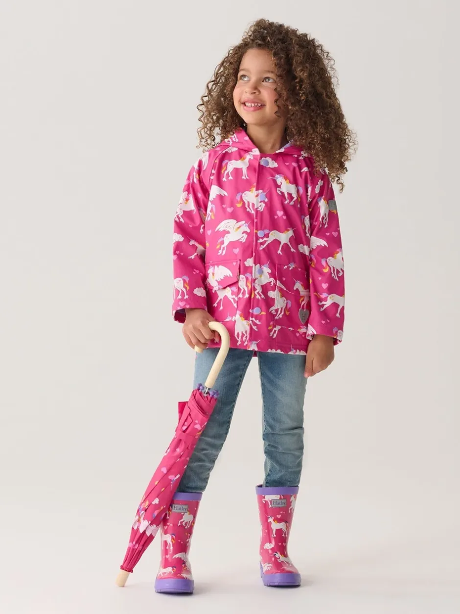 Laarzen*Hatley - Pink Shark Frenzy Rain Wellies Roze