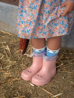 Laarzen|Igor - Mendi Cat Ankle Wellies Roze