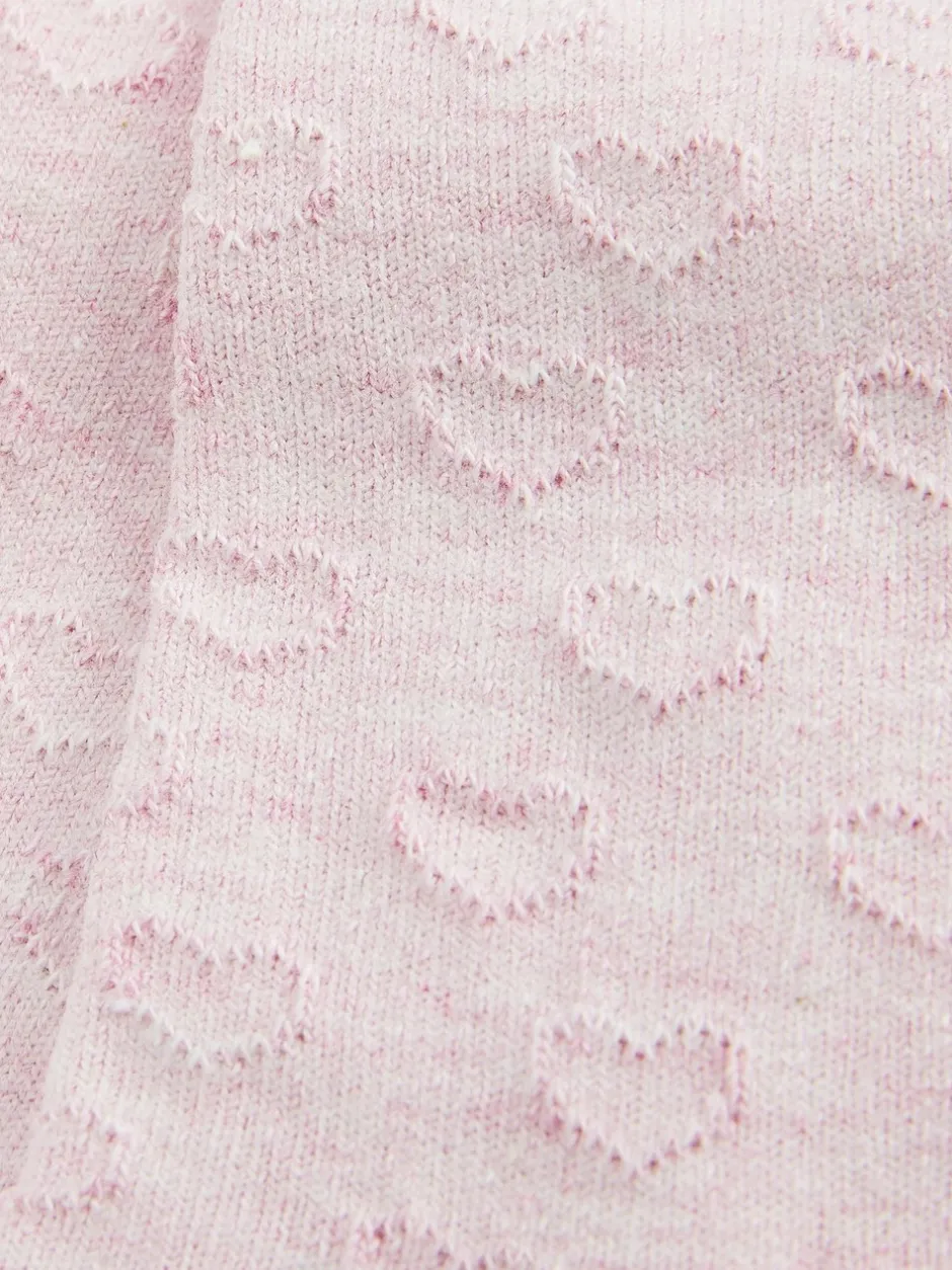 Sokken En Panty's|Gelegenheidskleding*Next - Katoenrijke maillots met hartjes en textuur Roze