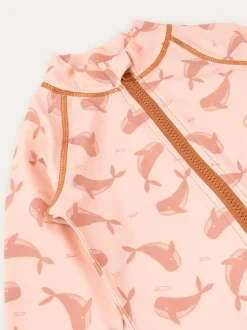 Badkleding|Badkleding|KIDLY by MORI - 3/4 Sleeve Sunsafe Suit Roze