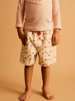 Badkleding*KIDLY by MORI - Swim Shorts Roze