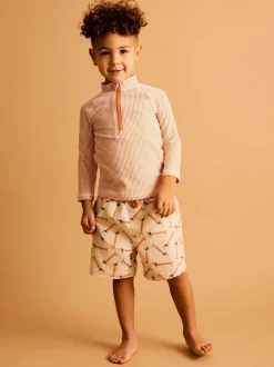 Badkleding*KIDLY by MORI - Swim Shorts Roze