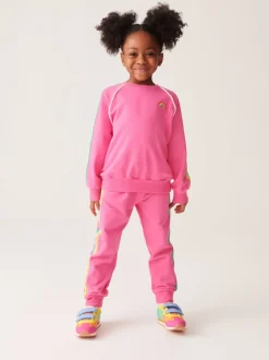 Sweaters En Hoody´S|Joggingbroeken*Little Bird by Jools Oliver Roze - set van sweatshirt en joggingbroek