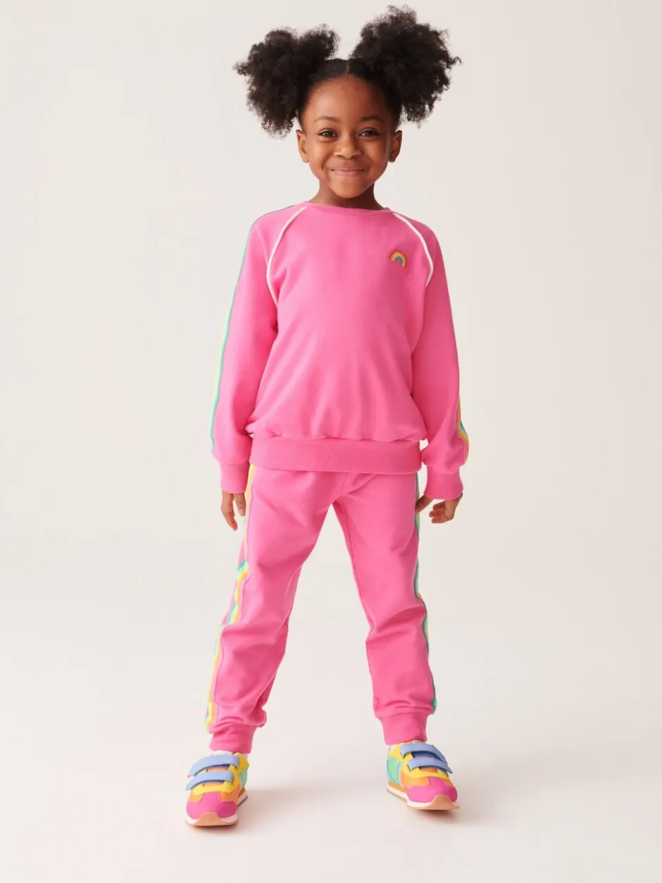 Sweaters En Hoody´S|Joggingbroeken*Little Bird by Jools Oliver Roze - set van sweatshirt en joggingbroek