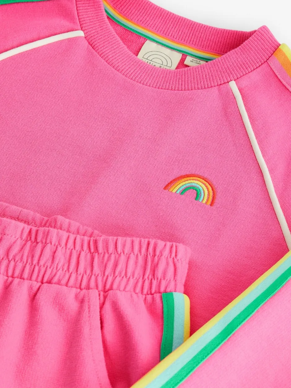 Sweaters En Hoody´S|Joggingbroeken*Little Bird by Jools Oliver Roze - set van sweatshirt en joggingbroek