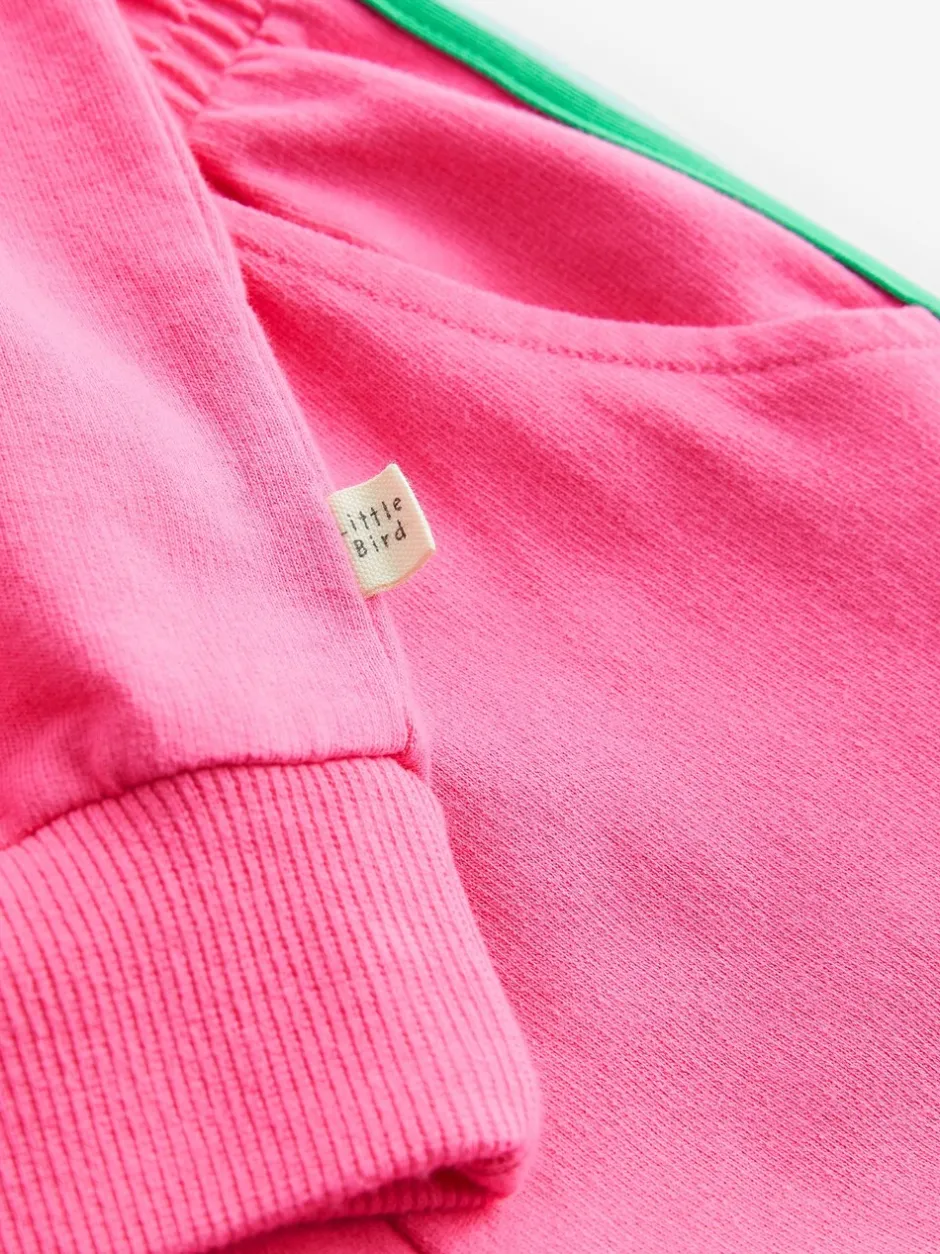 Sweaters En Hoody´S|Joggingbroeken*Little Bird by Jools Oliver Roze - set van sweatshirt en joggingbroek