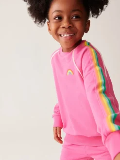 Sweaters En Hoody´S|Joggingbroeken*Little Bird by Jools Oliver Roze - set van sweatshirt en joggingbroek