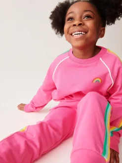 Sweaters En Hoody´S|Joggingbroeken*Little Bird by Jools Oliver Roze - set van sweatshirt en joggingbroek