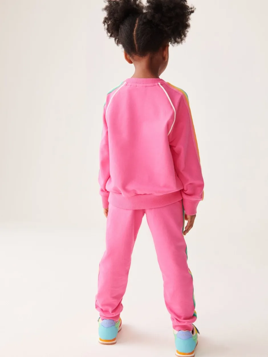 Sweaters En Hoody´S|Joggingbroeken*Little Bird by Jools Oliver Roze - set van sweatshirt en joggingbroek