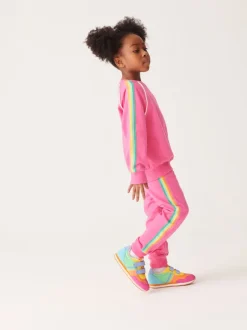 Sweaters En Hoody´S|Joggingbroeken*Little Bird by Jools Oliver Roze - set van sweatshirt en joggingbroek