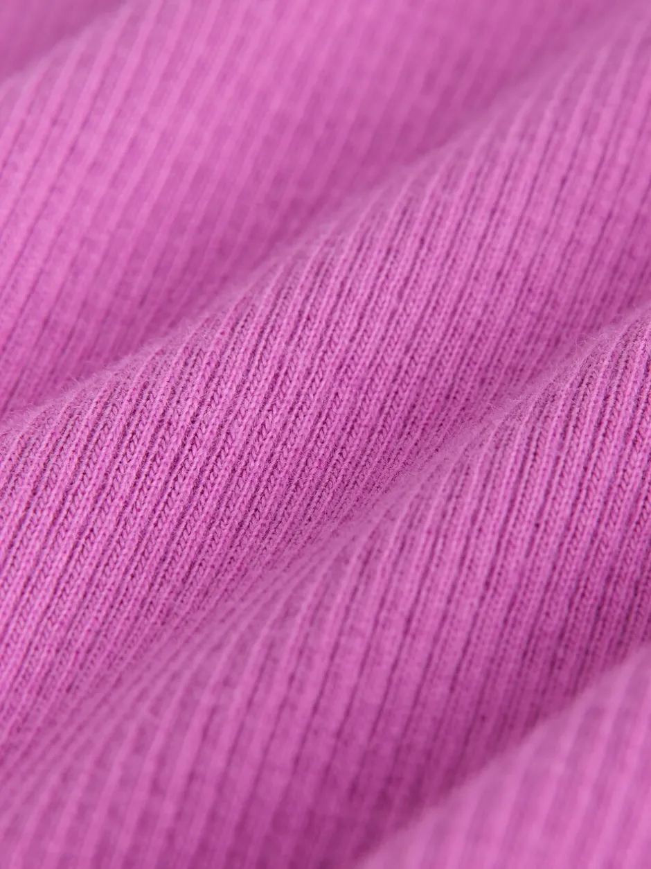 T-Shirts*Next - Long Sleeve Ribbed Frill Top (3mths-7yrs) Roze