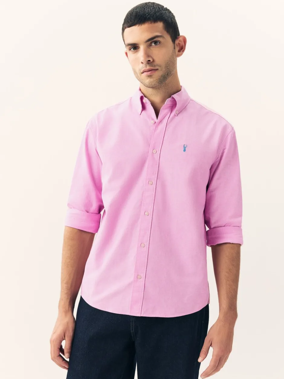 Shirts*Next Roze - Normale Pasvorm - Oxford-hemd met lange mouwen
