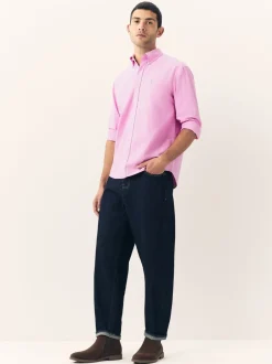 Shirts*Next Roze - Normale Pasvorm - Oxford-hemd met lange mouwen