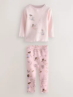 Multipacks|Nachtkleding En Pyjama's|Next Roze / paarse fee - Verpakking van 2 knusse pyjama's (9 mnd-12 jr)