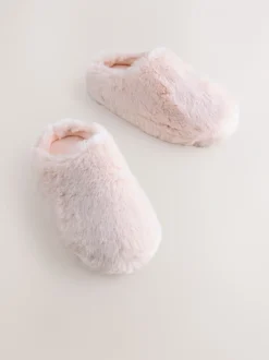 Pantoffels*Next - Pantoffels met imitatiebont Roze