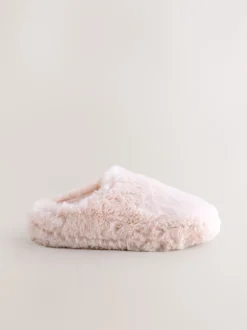 Pantoffels*Next - Pantoffels met imitatiebont Roze