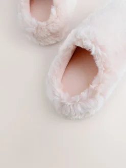 Pantoffels*Next - Pantoffels met imitatiebont Roze