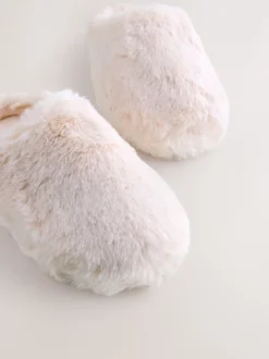 Pantoffels*Next - Pantoffels met imitatiebont Roze