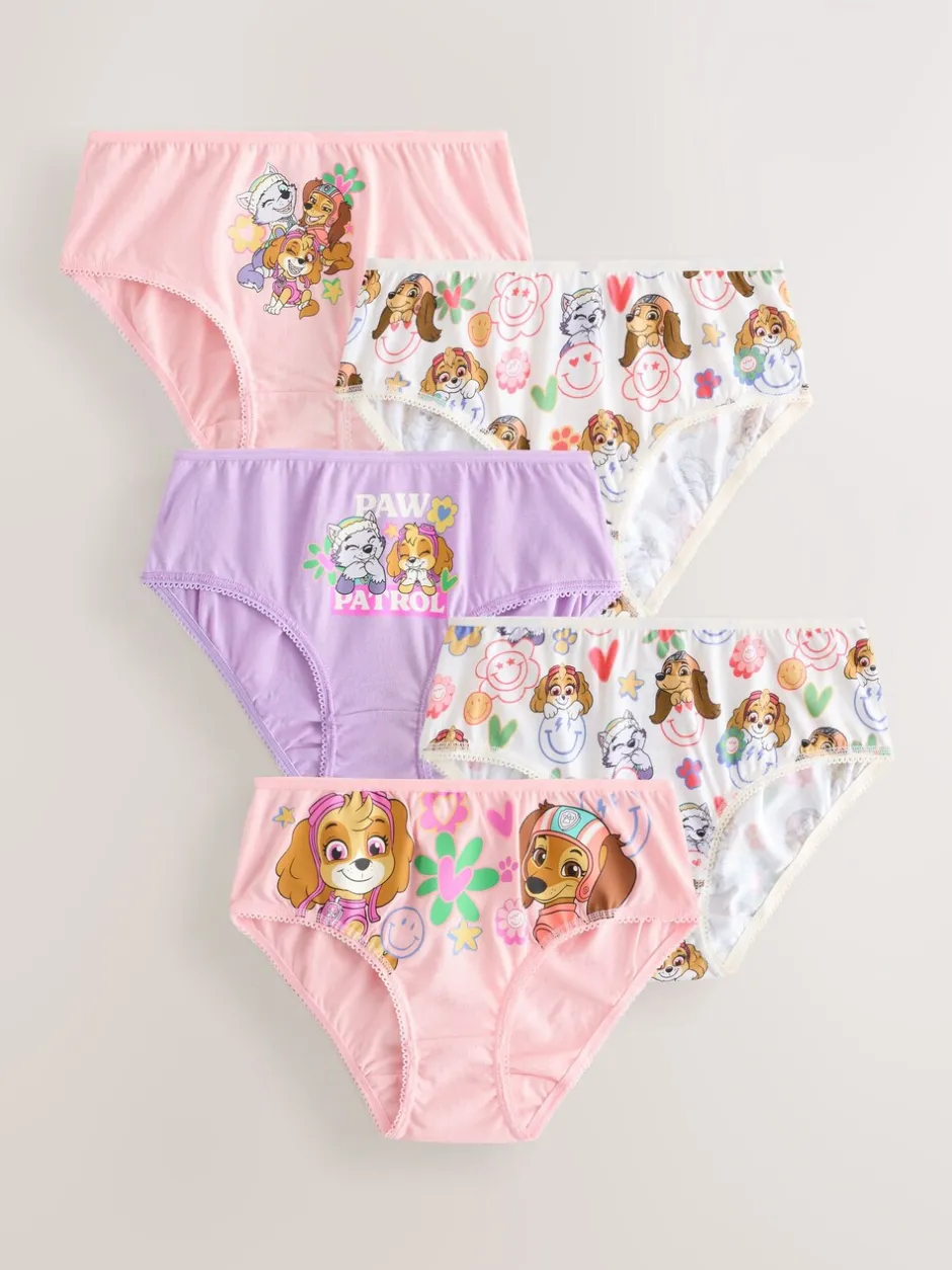 Alle Ondergoed*Next Roze - Paw Patrol set van 5 slips (2-8 jr)