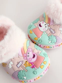Pantoffels*Next Roze - Peppa Pig behaaglijke gevoerde Pantoffel Klomp