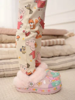Pantoffels*Next Roze - Peppa Pig behaaglijke gevoerde Pantoffel Klomp
