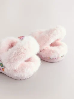 Pantoffels*Next Roze - Peppa Pig behaaglijke gevoerde Pantoffel Klomp