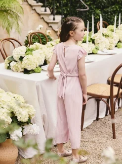 Jumpsuits En Playsuits|Next Roze - Plisse Jumpsuit (3-16yrs)