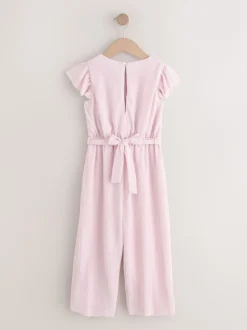 Jumpsuits En Playsuits|Next Roze - Plisse Jumpsuit (3-16yrs)