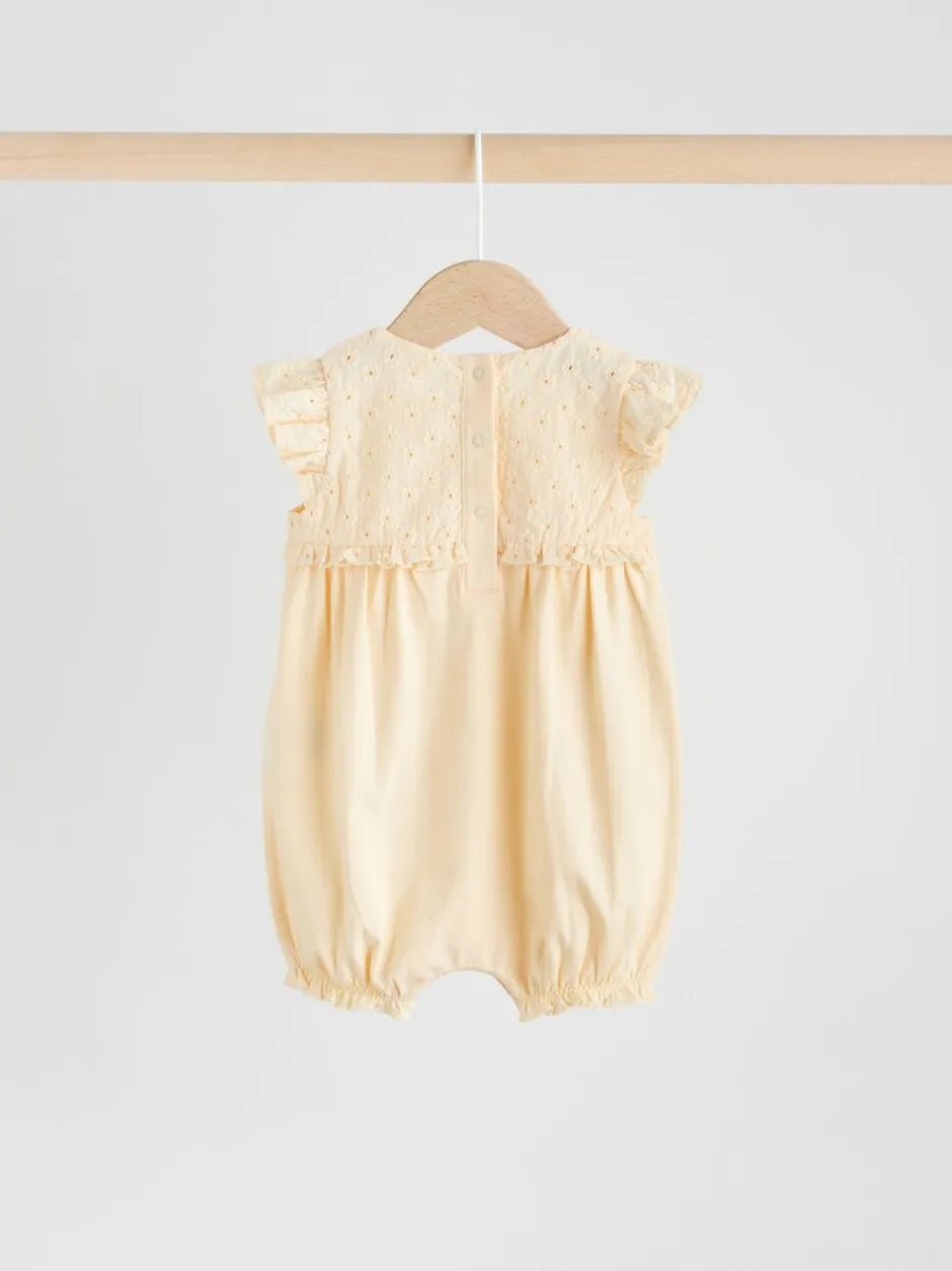 Rompertjes En Tuinbroeken*Next Roze - Print Baby Rompers 3 Pack