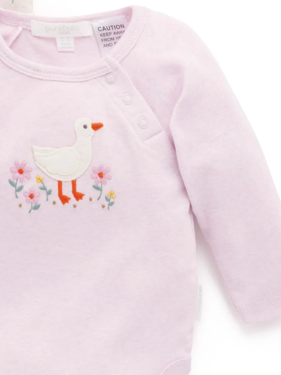 Rompertjes En Hemdjes|Purebaby - Bodysuits 2 Pack Roze